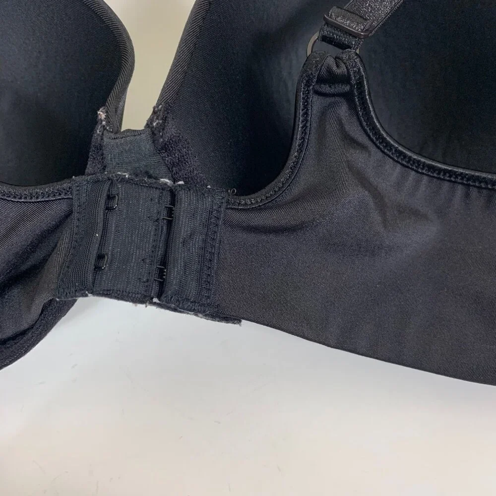 Bali One Smooth U Ultra Light Bra, Underwire T-shirt Bra Black - Size 36C - Picture 4 of 6